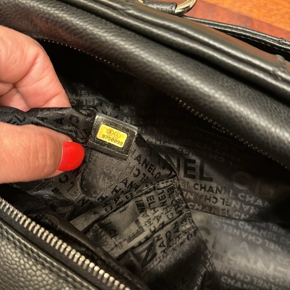 Chanel choco bar shoulder bag , black - Picture 6 of 15